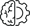 Icono Negro - Ajustes Configuración Cerebro