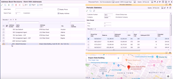 Jde Screen UX One and E1 pages in JD Edwards