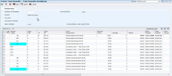 quality management jd edwards resultados