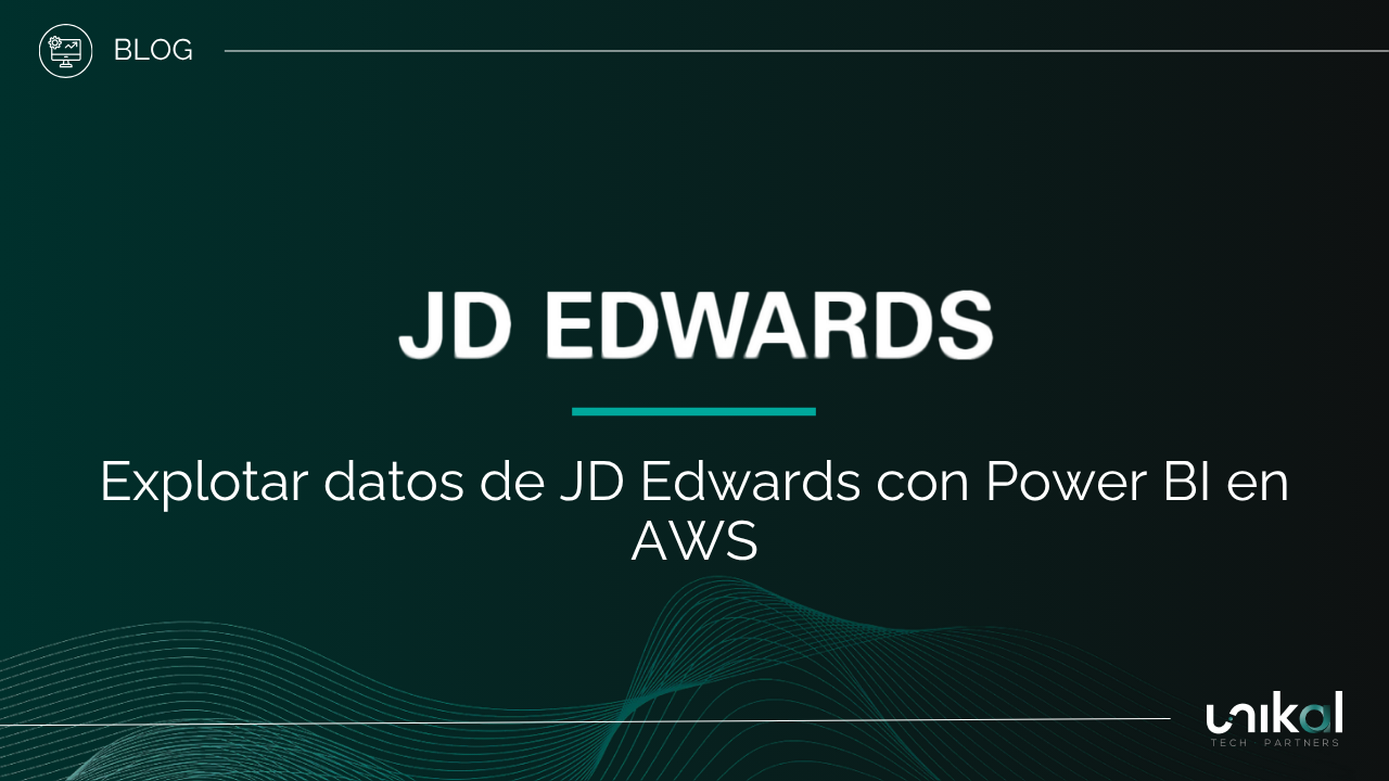 Explotar datos de JD Edwards con Power BI en AWS