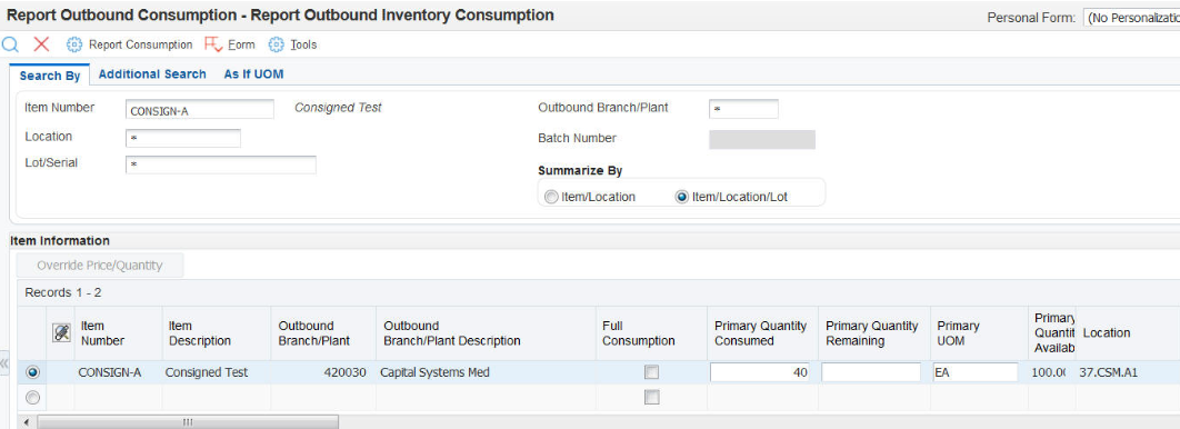 Alcon Consignment Inventory Control JD Edwards and Consignment Inventory Management